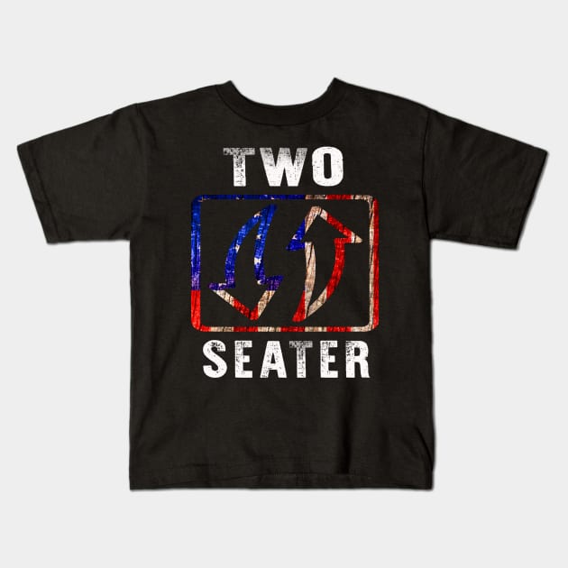 Two Seater Kids T-Shirt by raeex